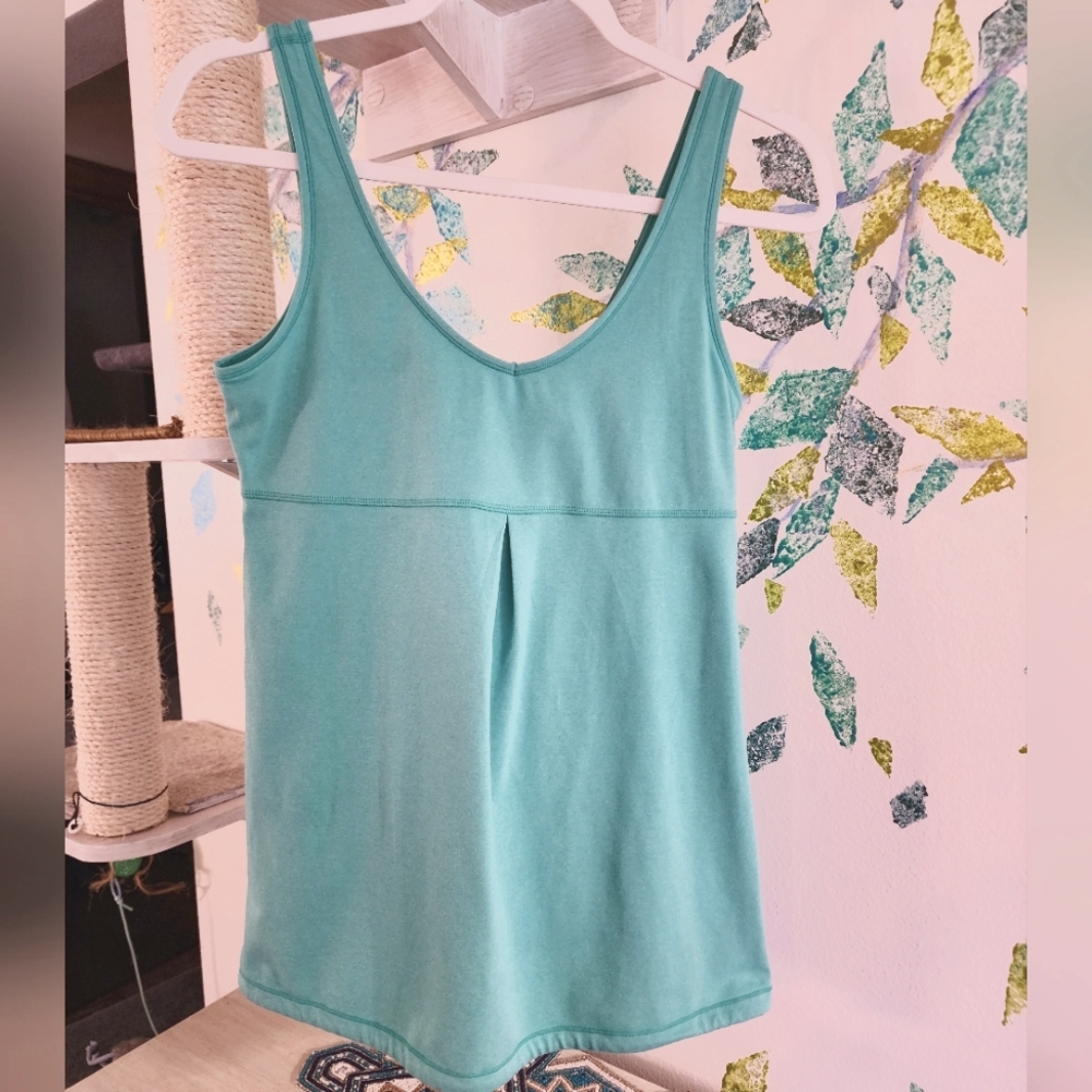 Lucy Tank Top Turquoise Small